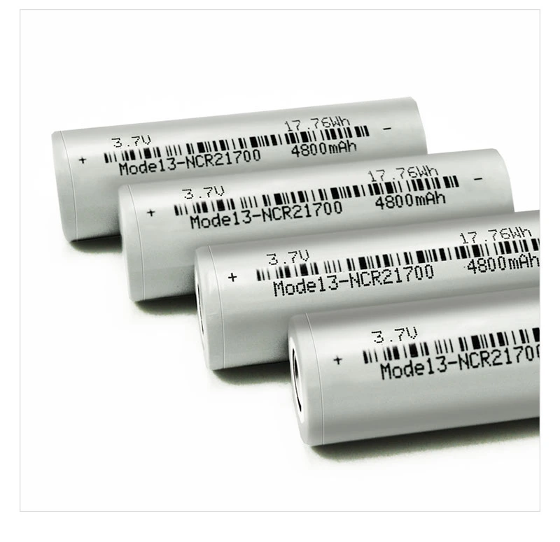 High Discharge Rate 3c 5c 4800mAh 3.7V Li Ion Batteries 21700 Battery Holder for Electric Bike